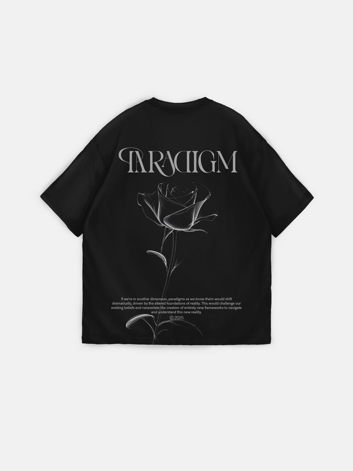 Oversize Paradigm T-Shirt - Black and Grey