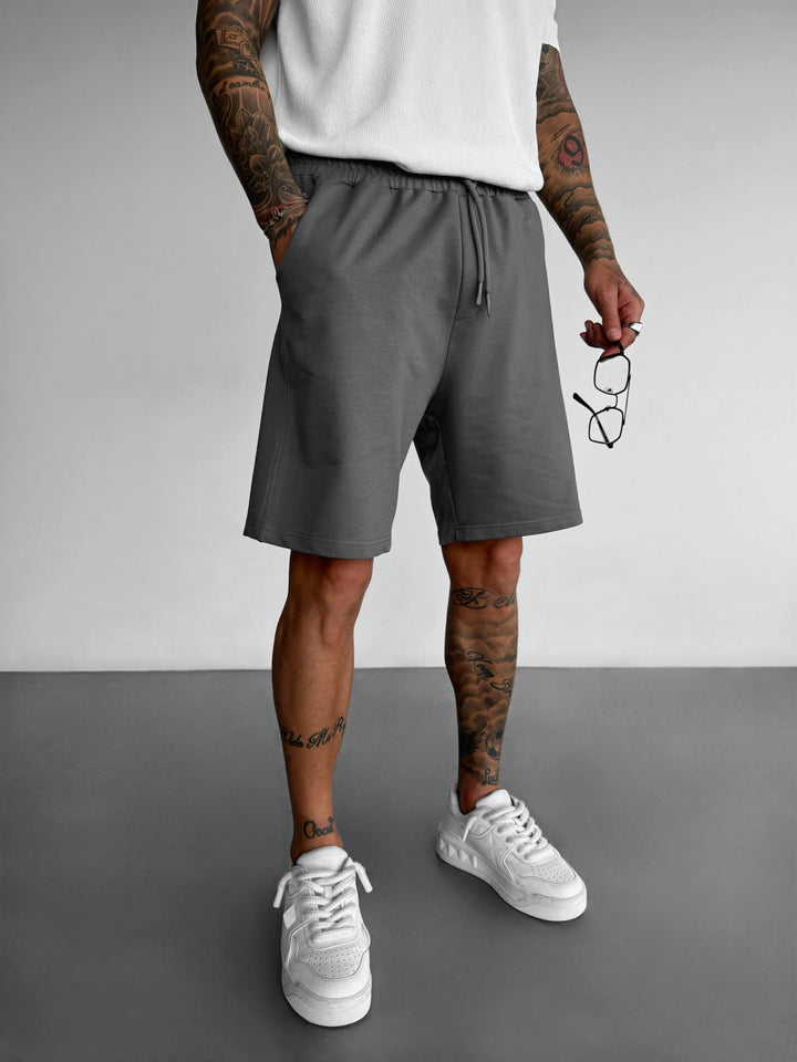 Loose Fit Shorts - Anthracite