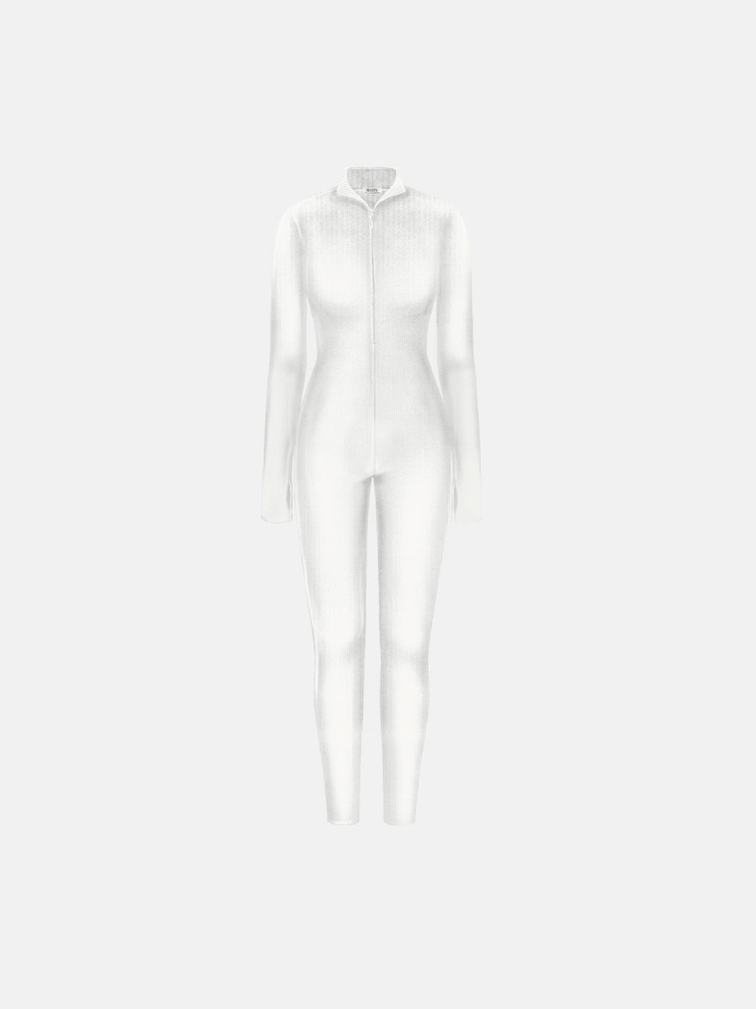 Full Body Zipper Suit - Ecru