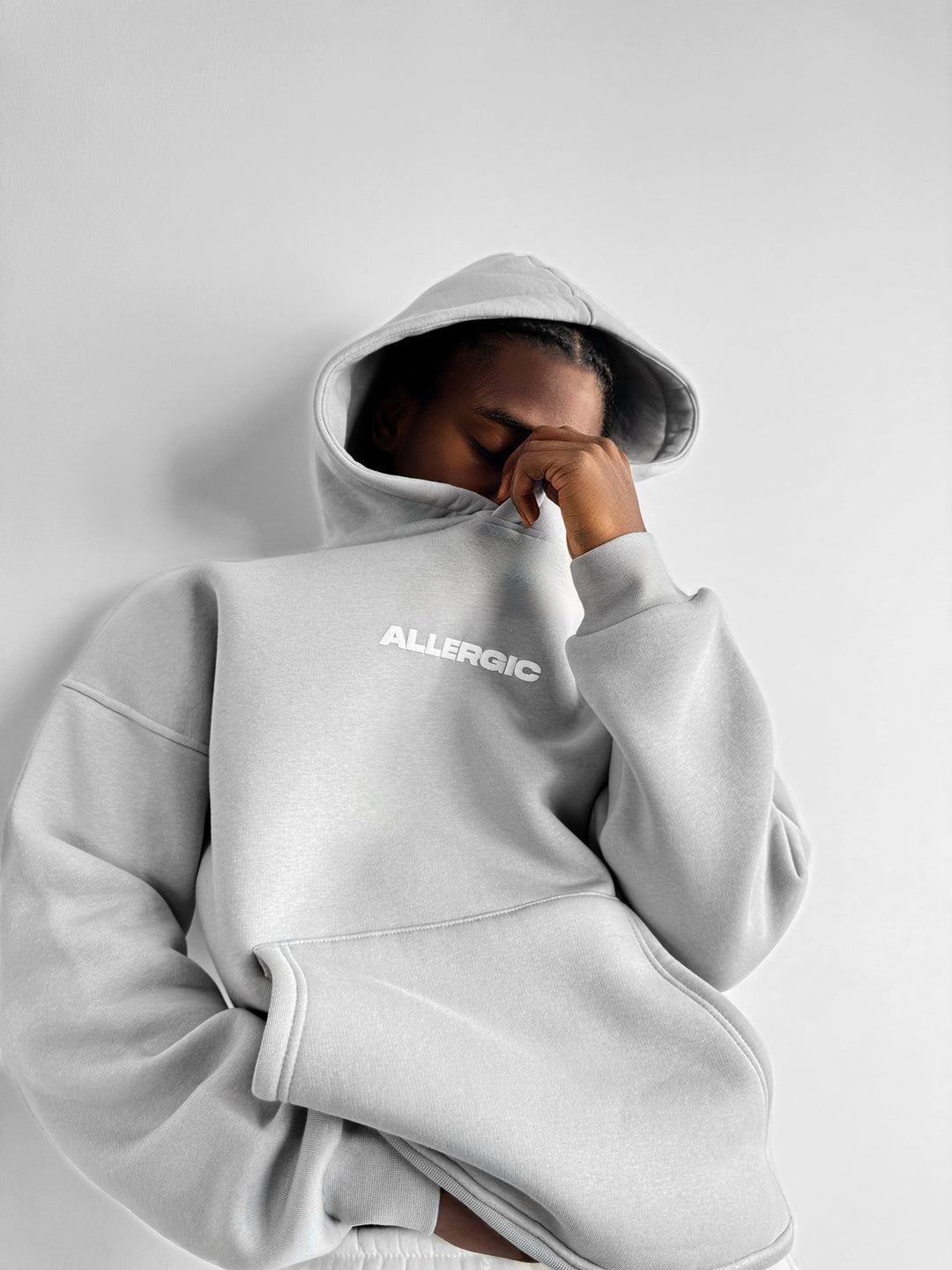 Oversize Allergic Hoodie - Grey