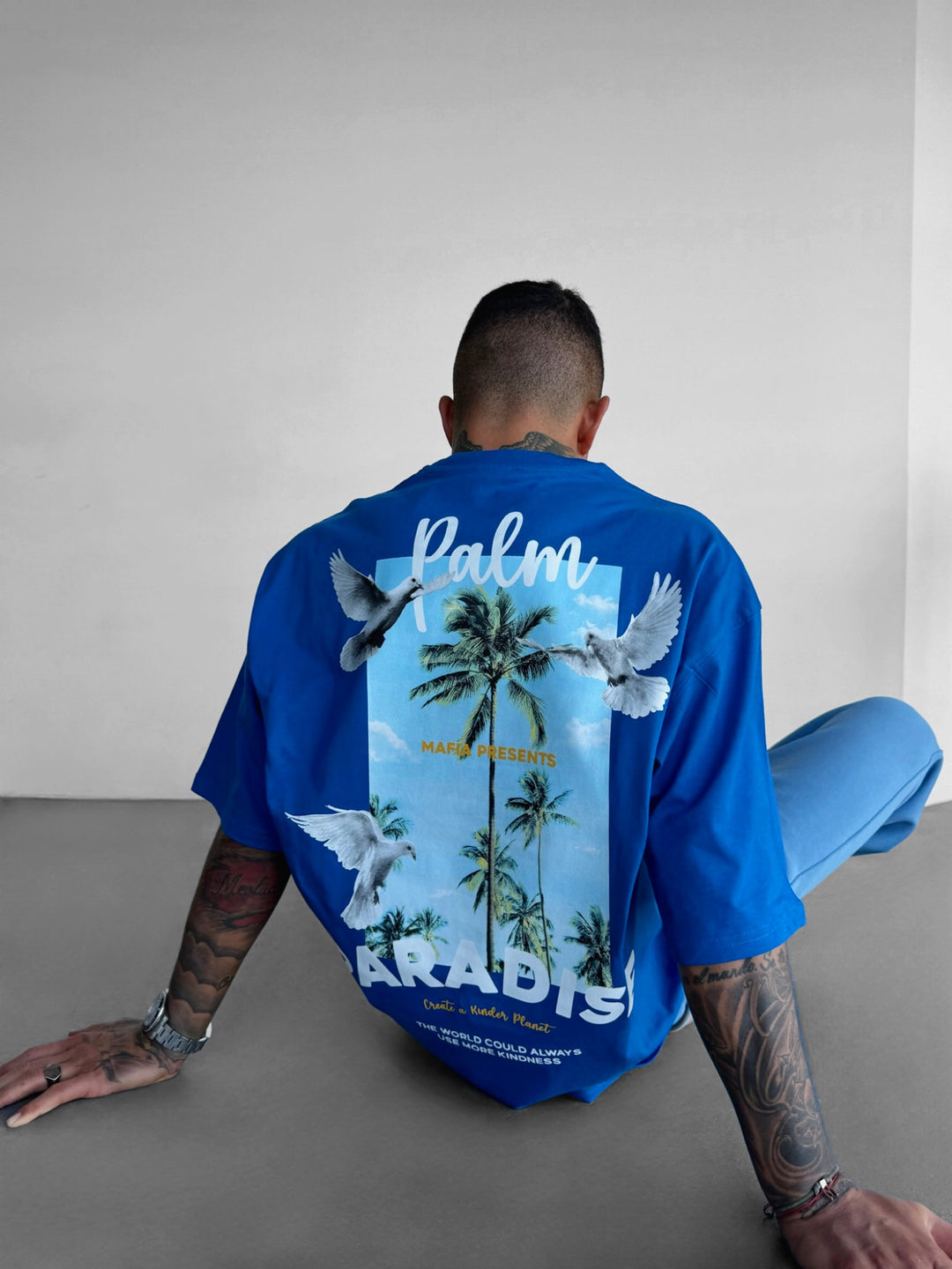 Oversize Palm Paradise T-shirt - Saks