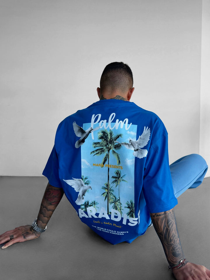 Oversize Palm Paradise T-shirt - Saks