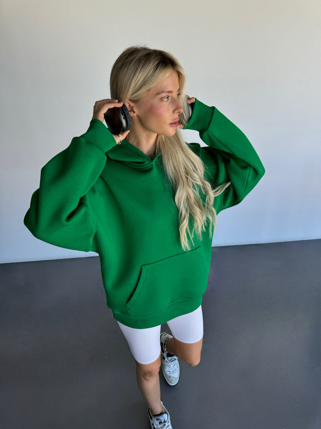 Oversize Basic Hoodie - Formal Garden