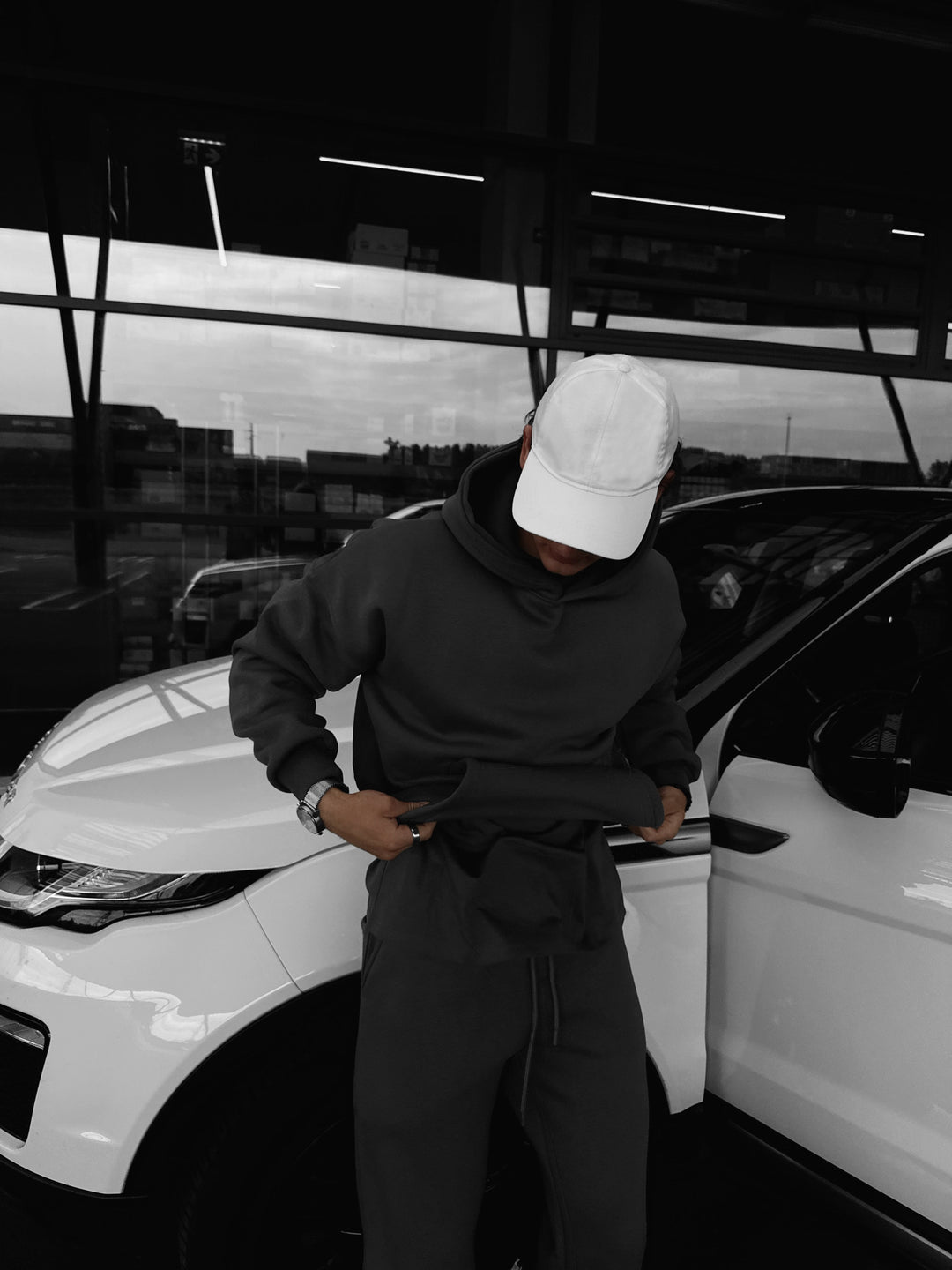 Oversize Basic Hoodie - Anthracite