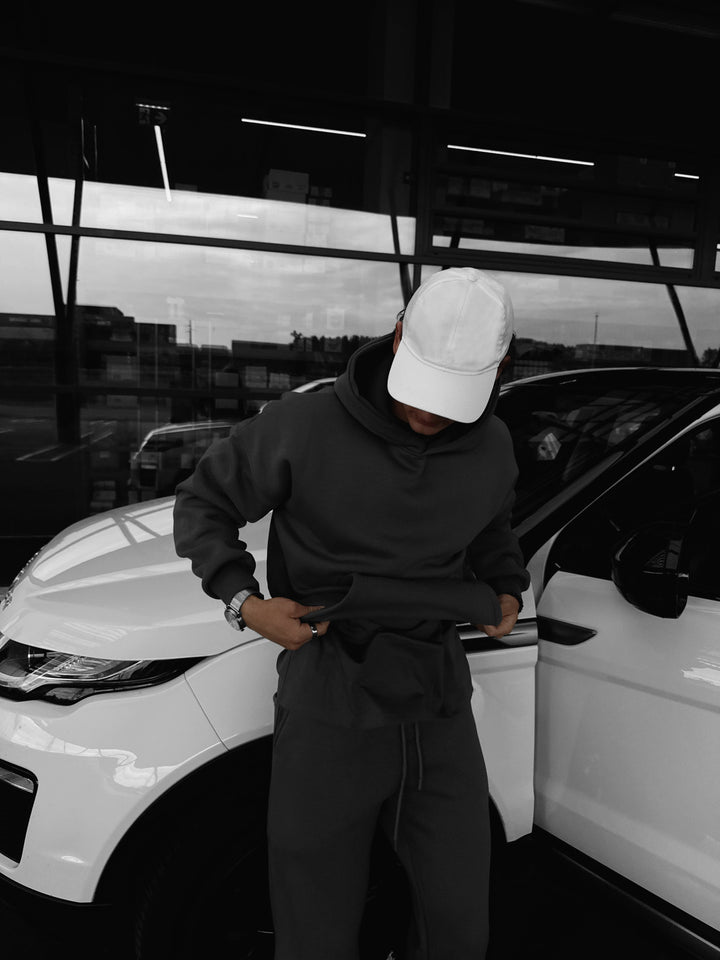 Oversize Basic Hoodie - Anthracite