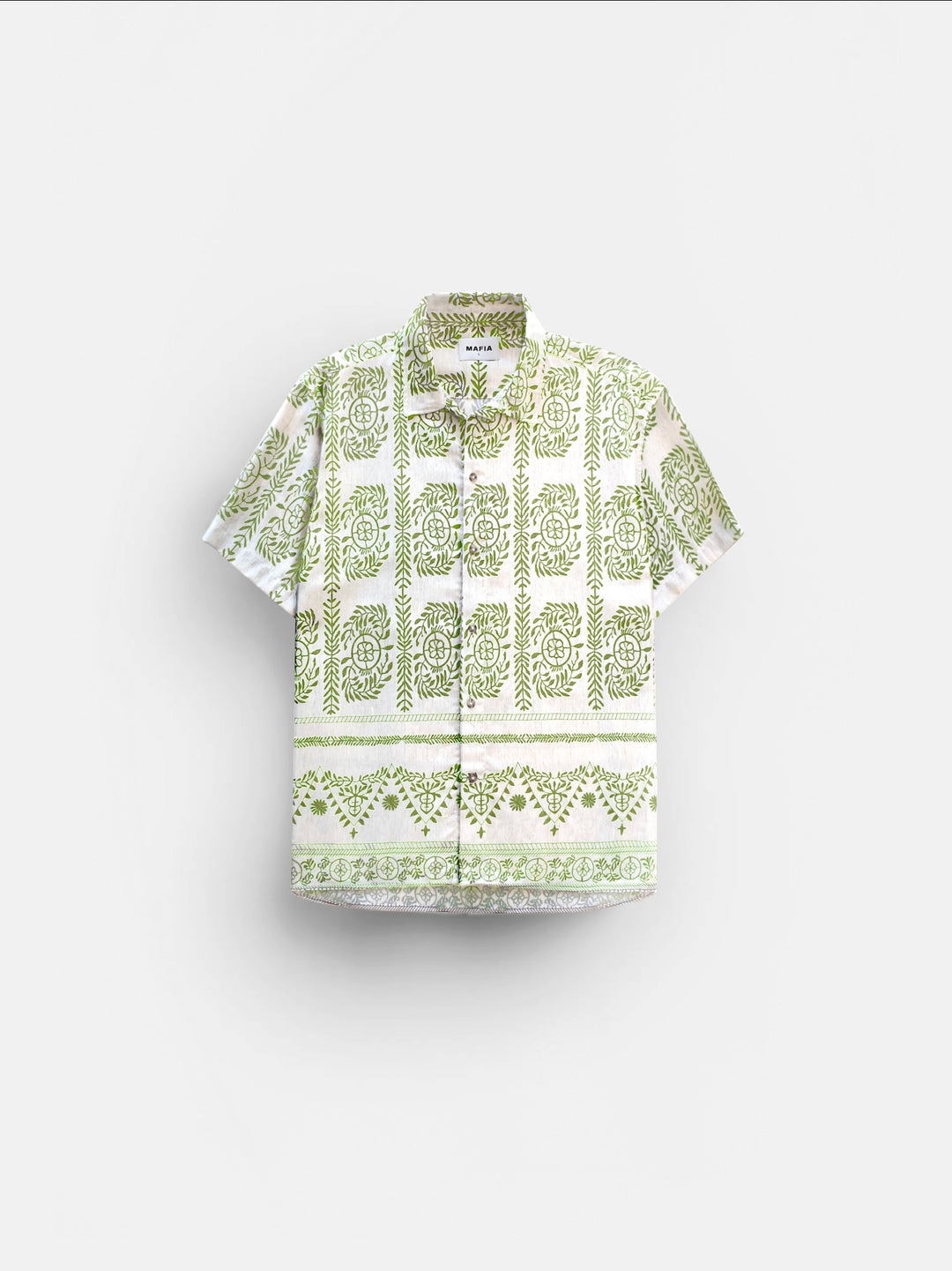 Oversize Linen Shirt - Green
