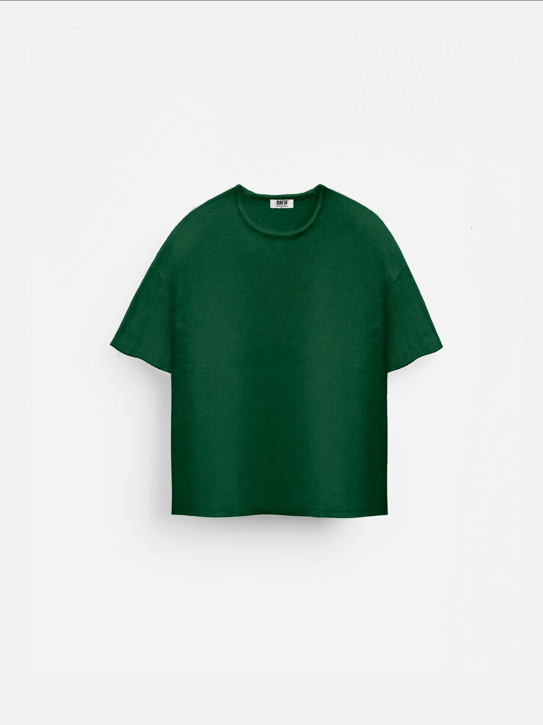 Oversize Knit T-Shirt- Petrol