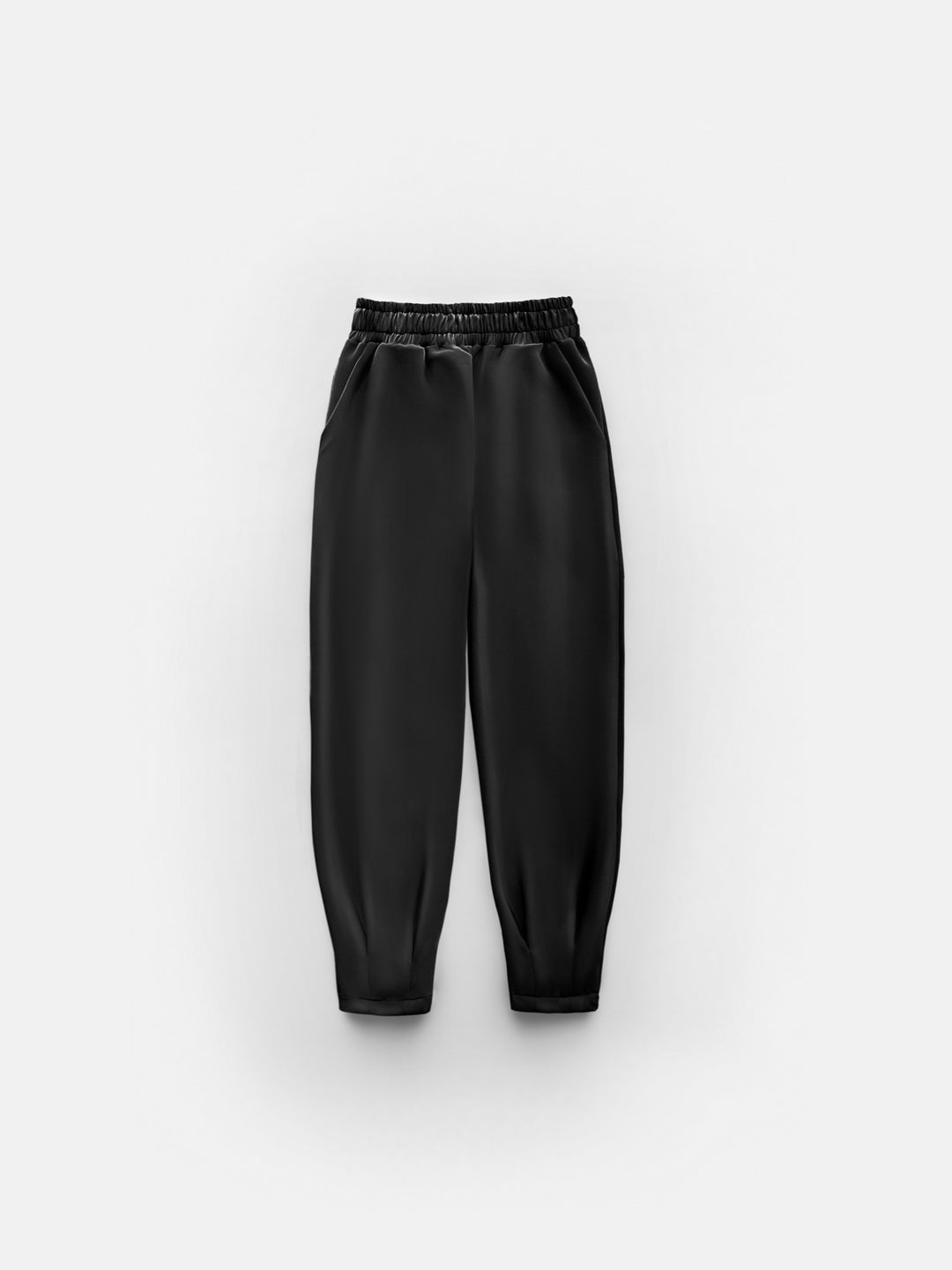 Diver Fabric Chic Trousers - Black