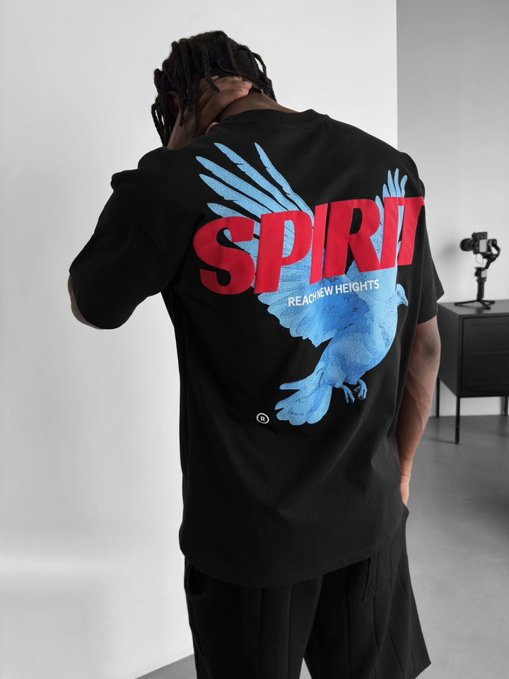 Oversize Spirit T-Shirt - Black