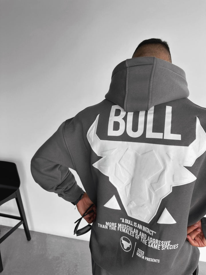 Oversize Bull Hoodie - Anthracite