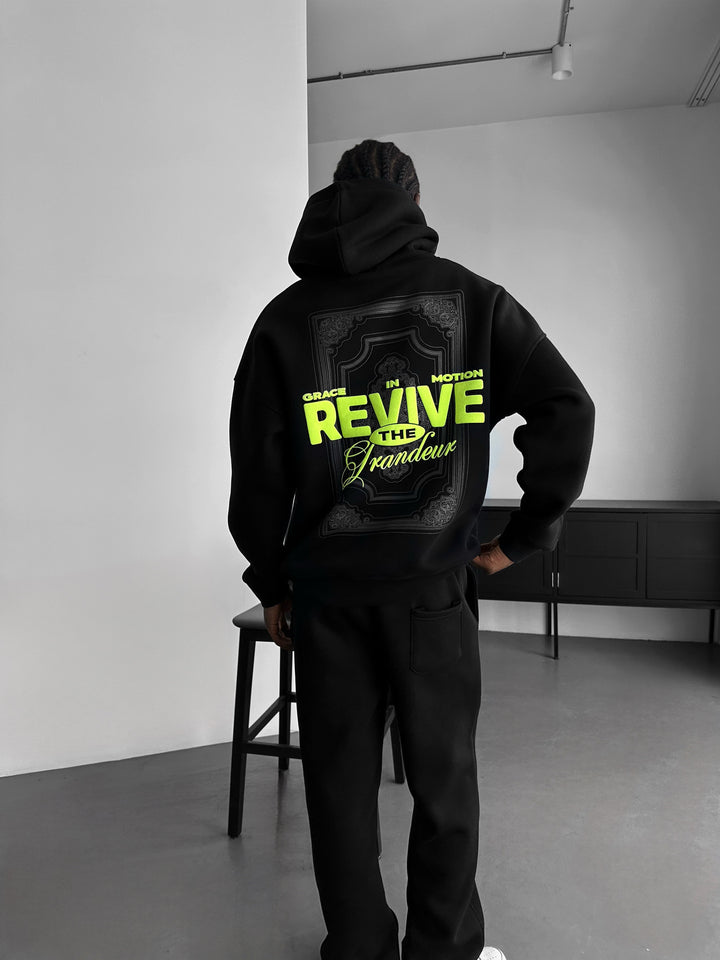 Oversize Revive Hoodie - Black