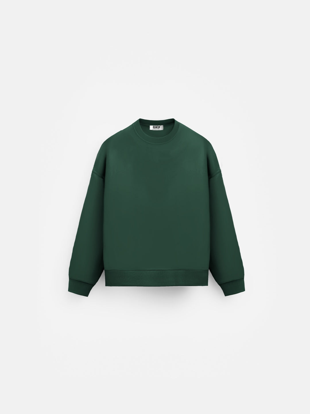 Oversize Basic Sweatshirt - Faded Green