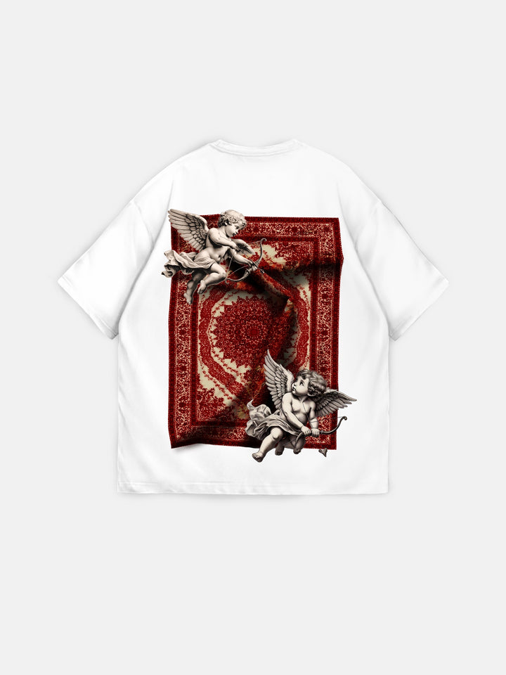 Oversize Carpet Angel T-Shirt - Ecru