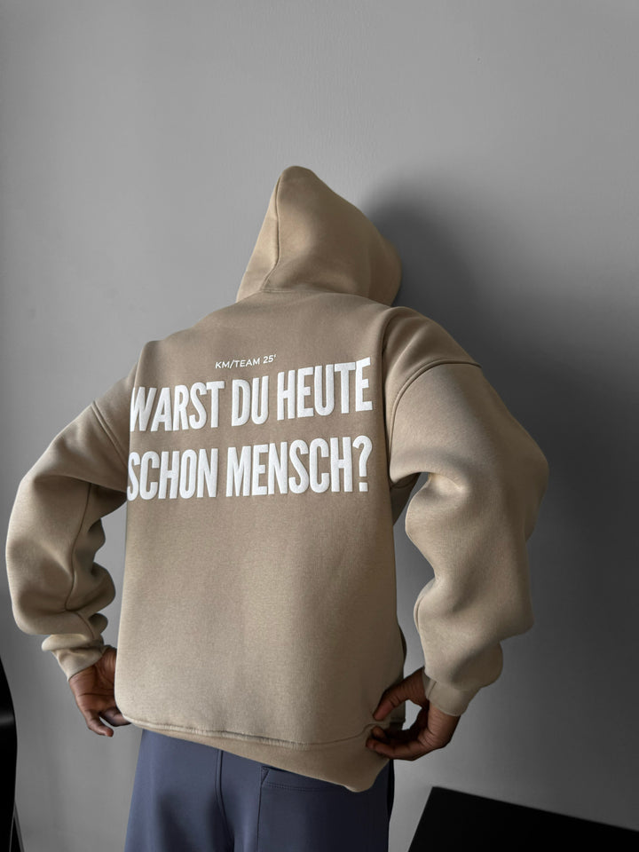 Oversize Mensch Hoodie - Simply Taupe