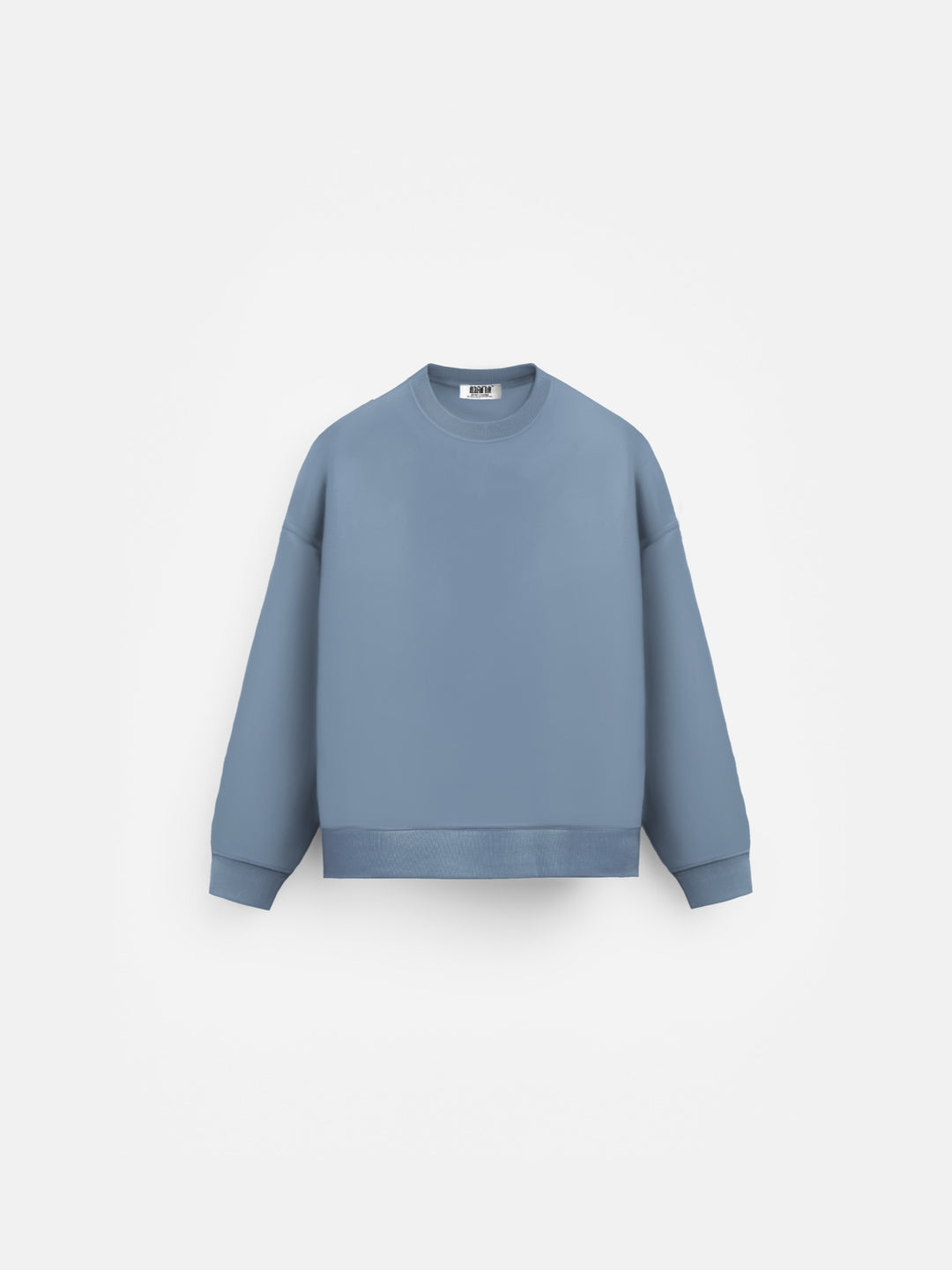 Oversize Basic Sweater - Faded Denim