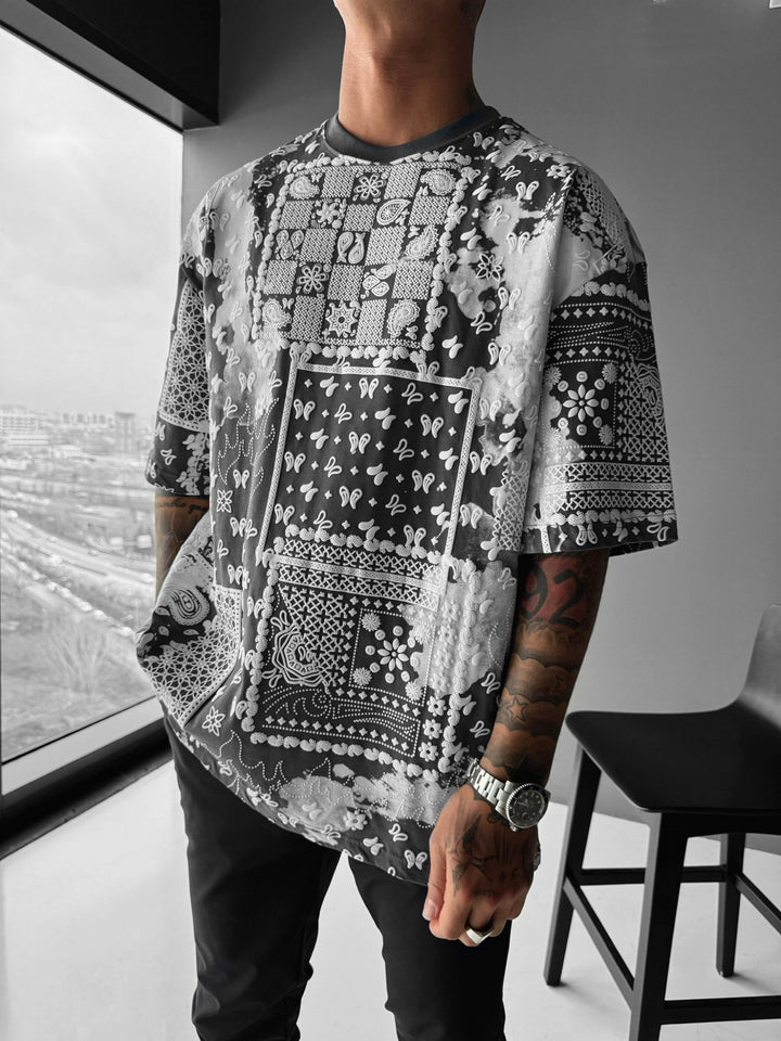 Oversize Carpet T-shirt - Anthracite