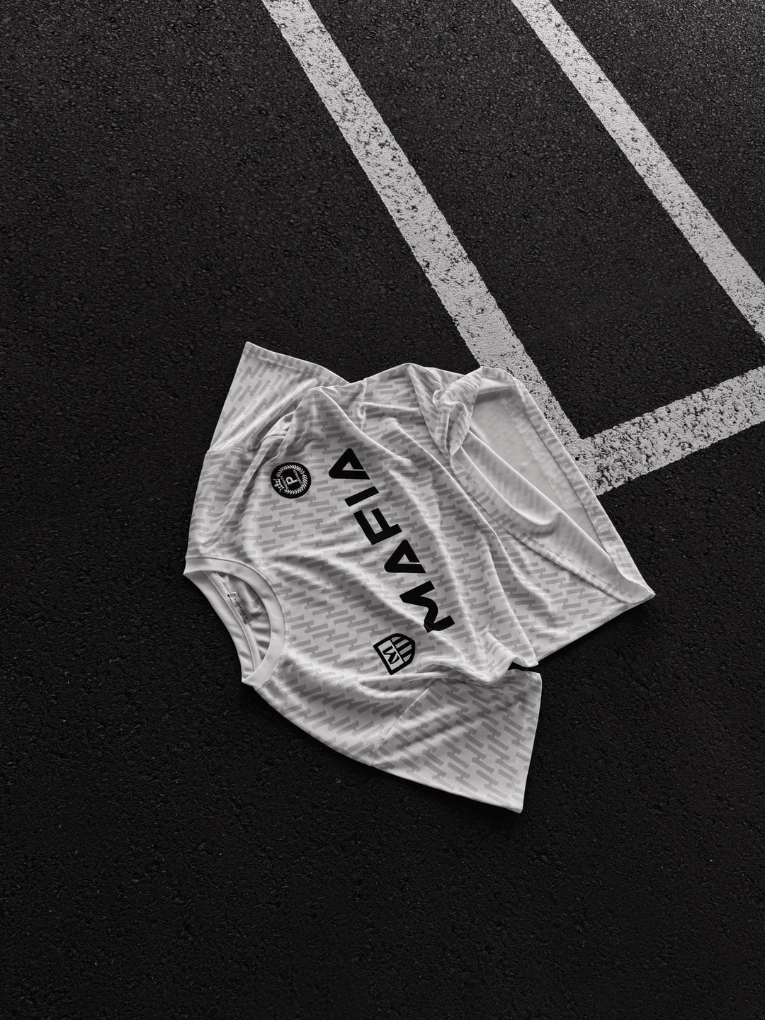 Oversize Mafia Trikot T-Shirt - White