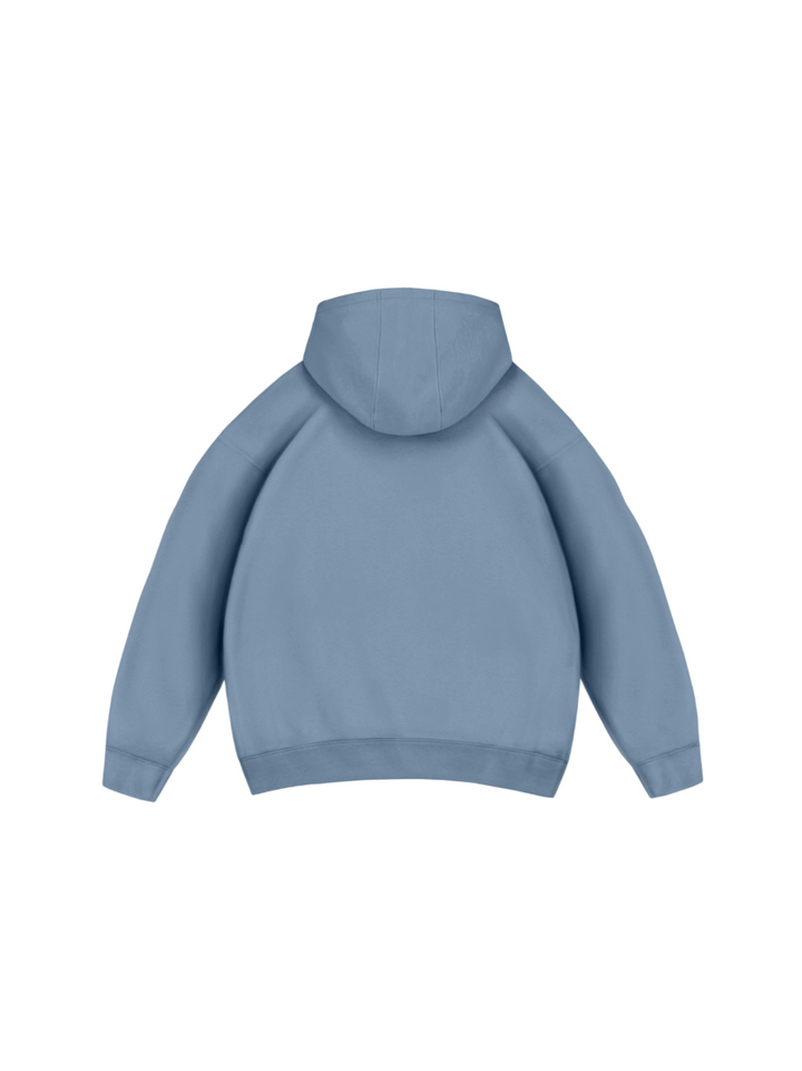 Oversize Basic Hoodie - Faded Denim