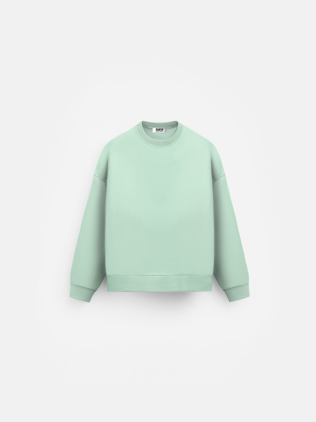 Oversize Basic Sweater - Misty Jade