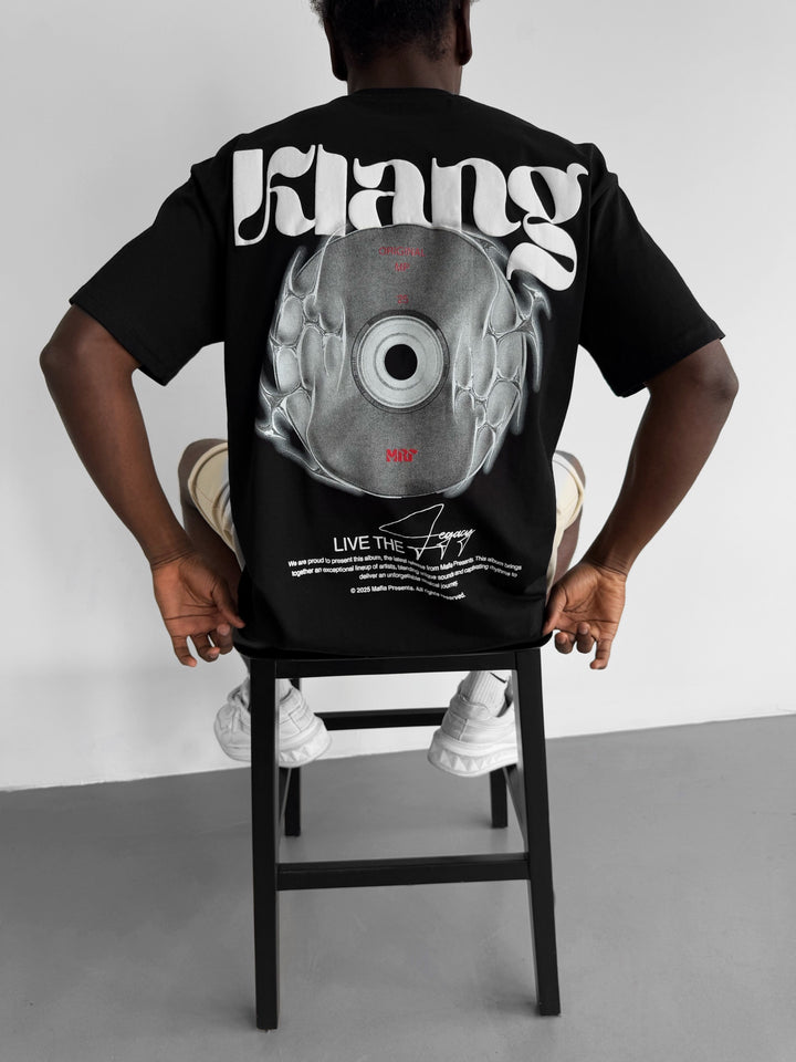 Oversize "Klang" T-Shirt - Black