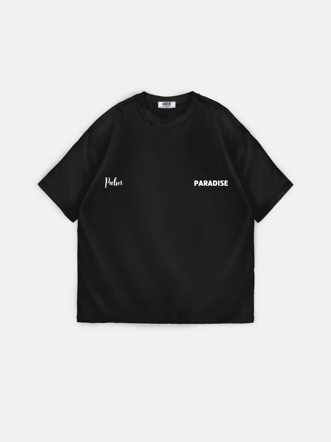 Oversize Palm Paradise T-shirt - Black