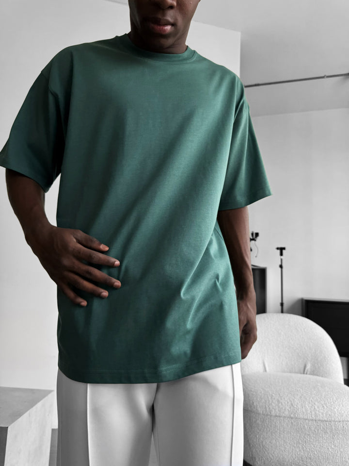 Oversize Basic T-Shirt - Petrol