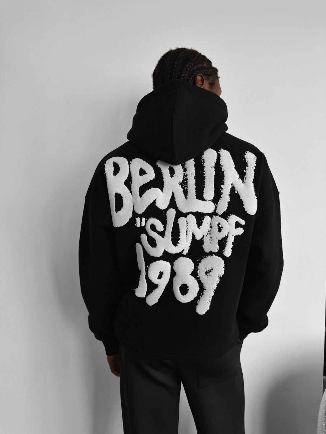 Oversize Berlin "Sumpf" Hoodie - Black