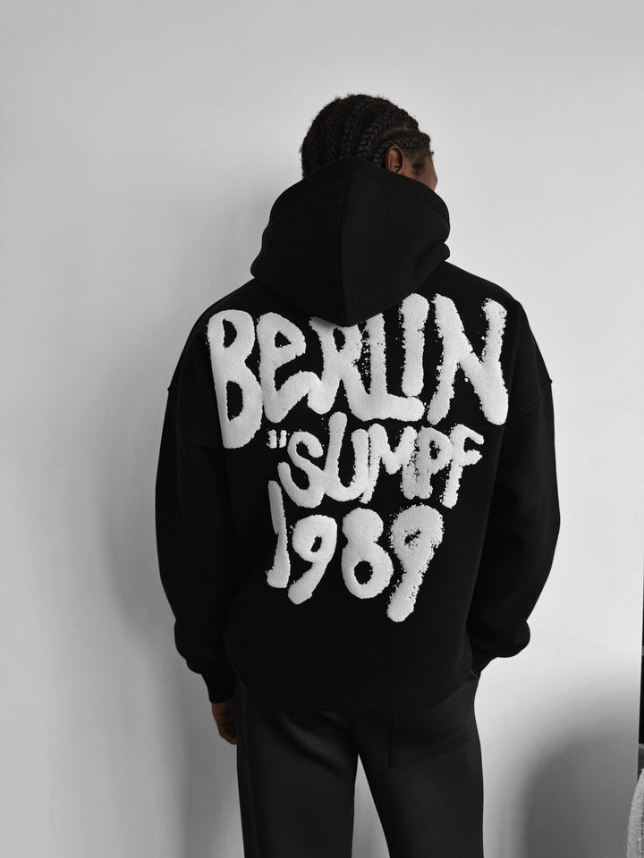 Oversize Berlin "Sumpf" Hoodie - Black