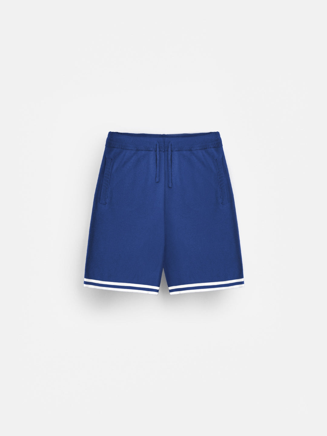 Loose Fit Knit Shorts  - Galactic Cobalt