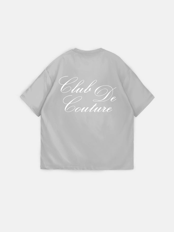 Oversize Couture T-shirt - Grey