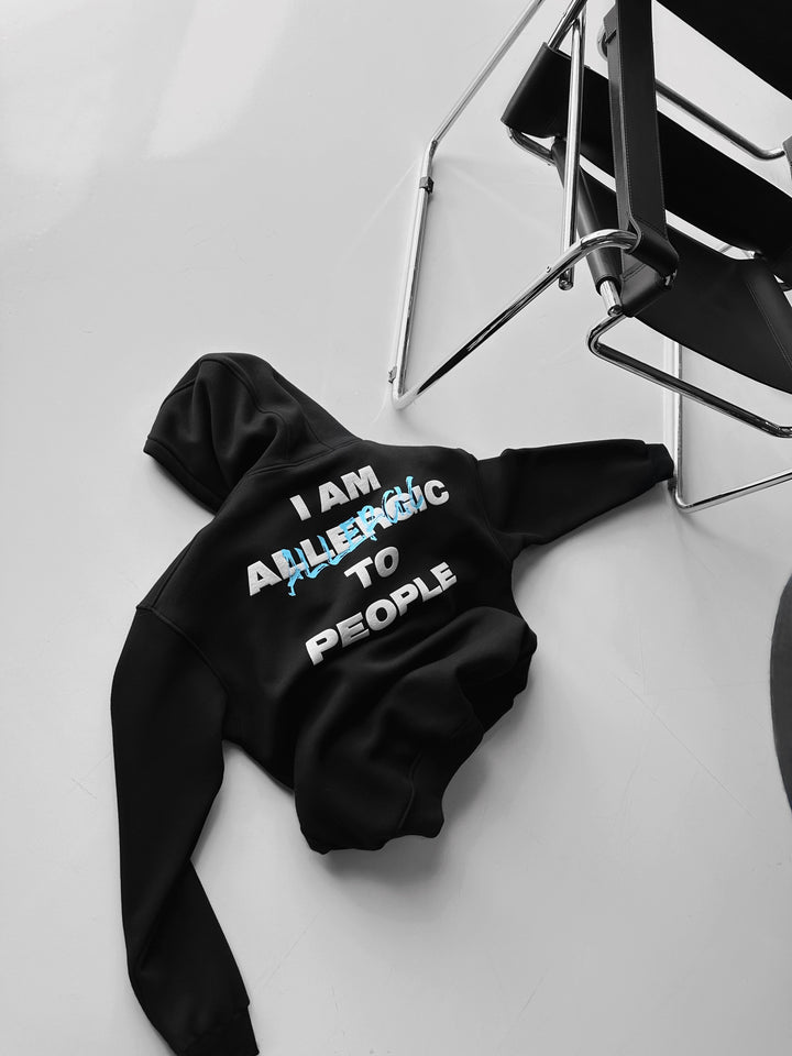 Oversize Allergic Hoodie - Black