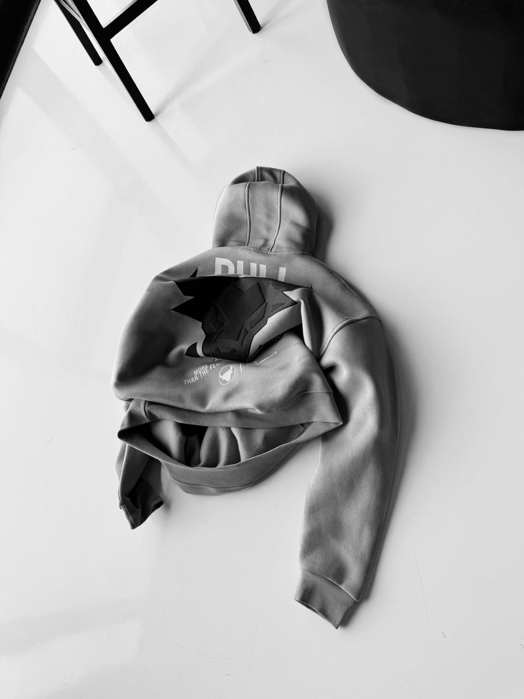 Oversize Bull Hoodie - Grey