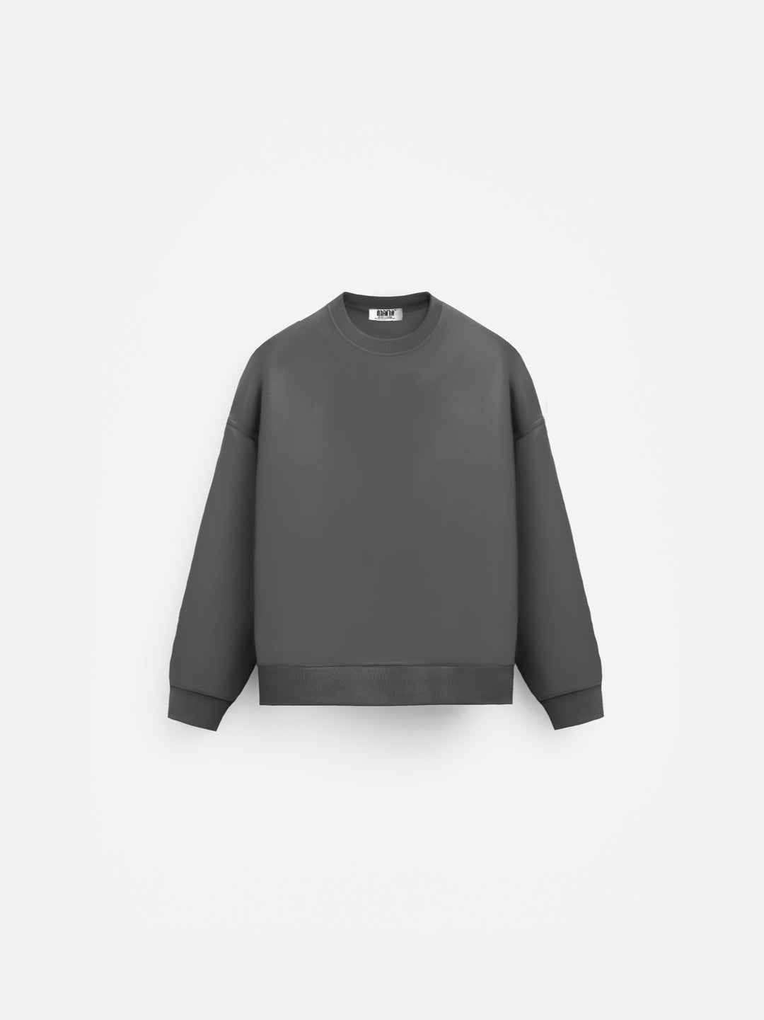 Oversize Basic Sweater - Anthracite