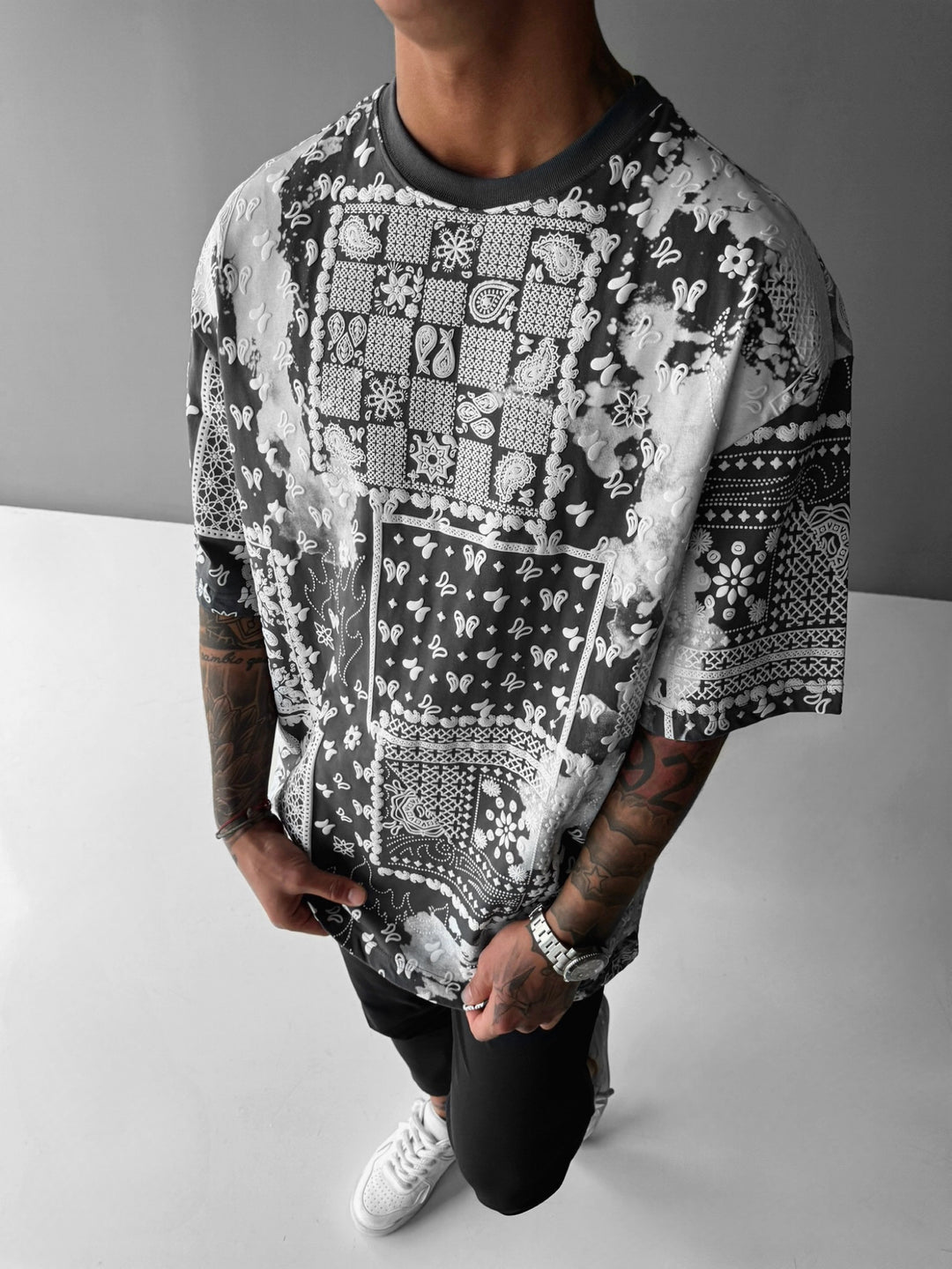 Oversize Carpet T-shirt - Anthracite