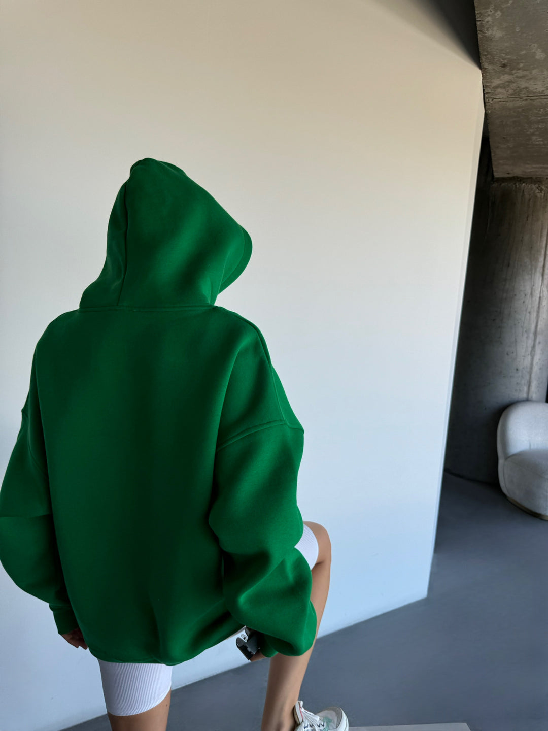 Oversize Basic Hoodie - Formal Garden
