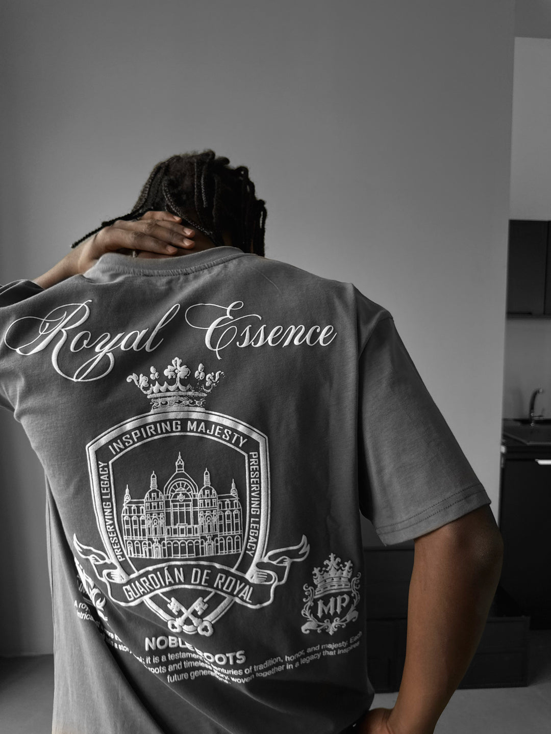 Oversize Royale Essence T-Shirt - Anthracite