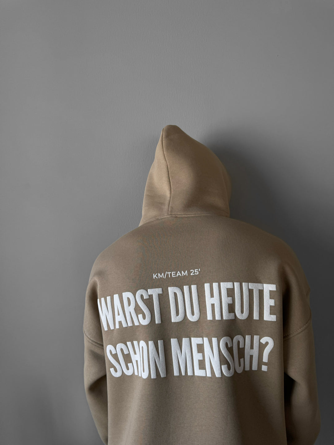 Oversize Mensch Hoodie - Simply Taupe