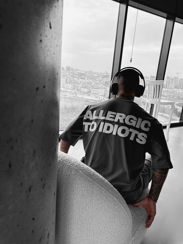 Oversize Statement T-shirt - Anthracite