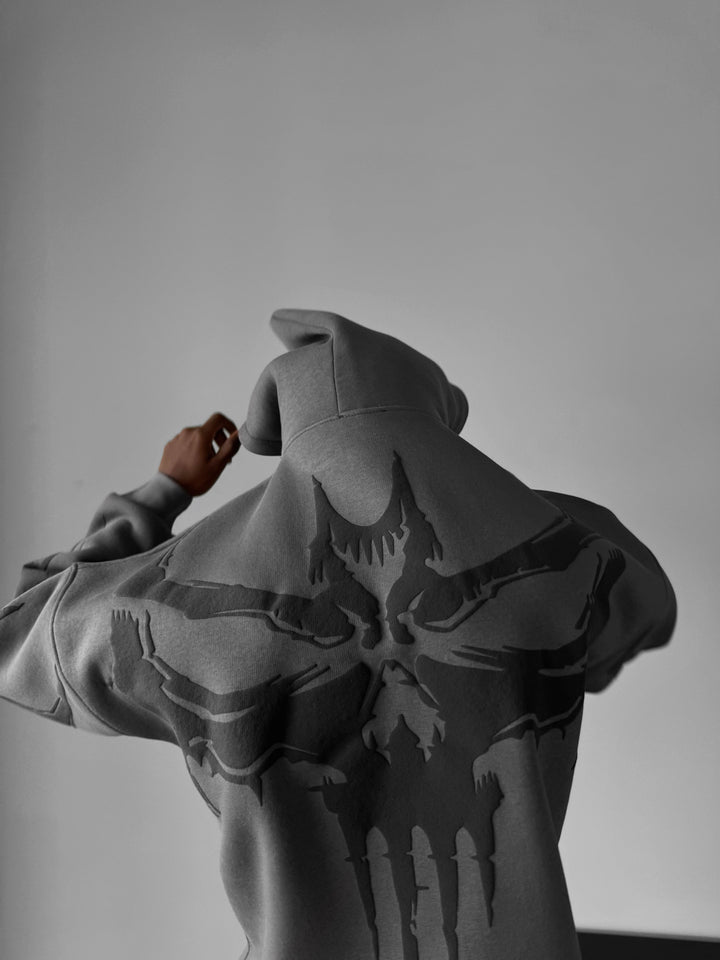 Oversize Ghost Hoodie - Anthracite