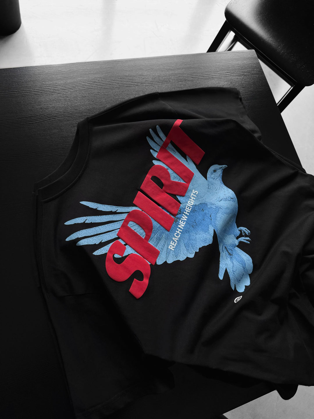 Oversize Spirit T-Shirt - Black