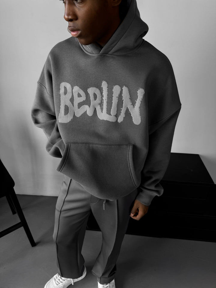 Oversize Berlin "Sumpf" Hoodie - Anthracite