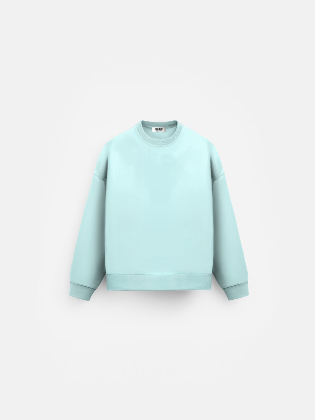 Oversize Basic Sweater - Ice Blue