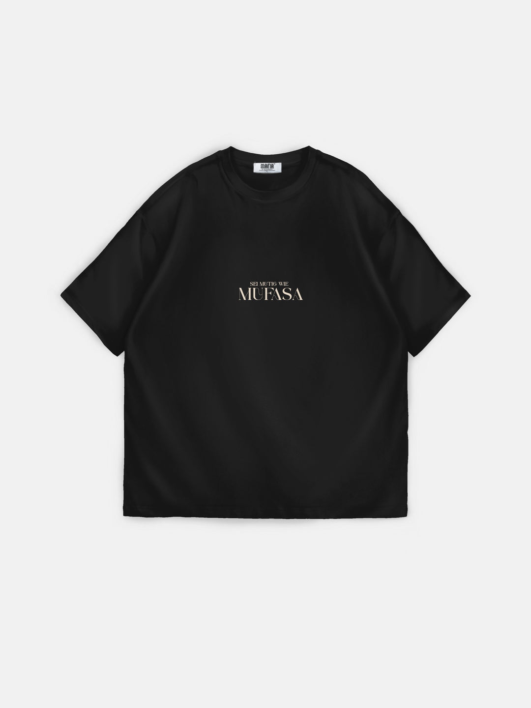 Oversize Lion T-Shirt - Black