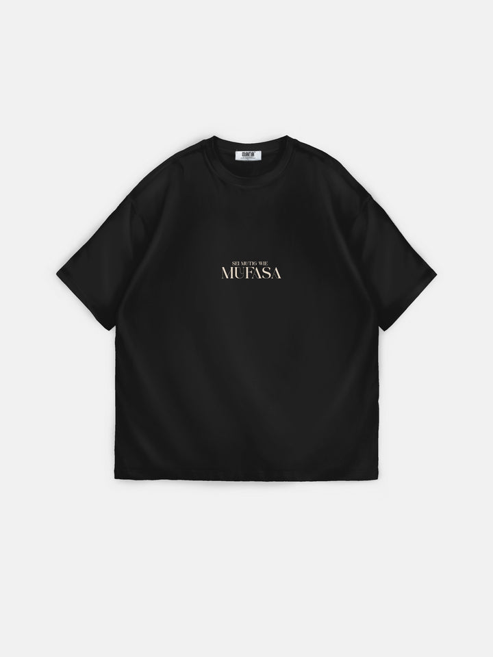 Oversize Lion T-Shirt - Black