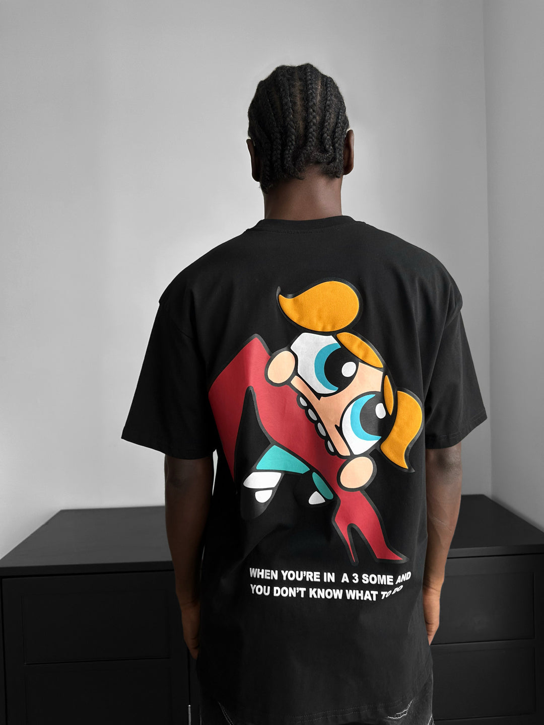Oversize Comic T-Shirt - Black