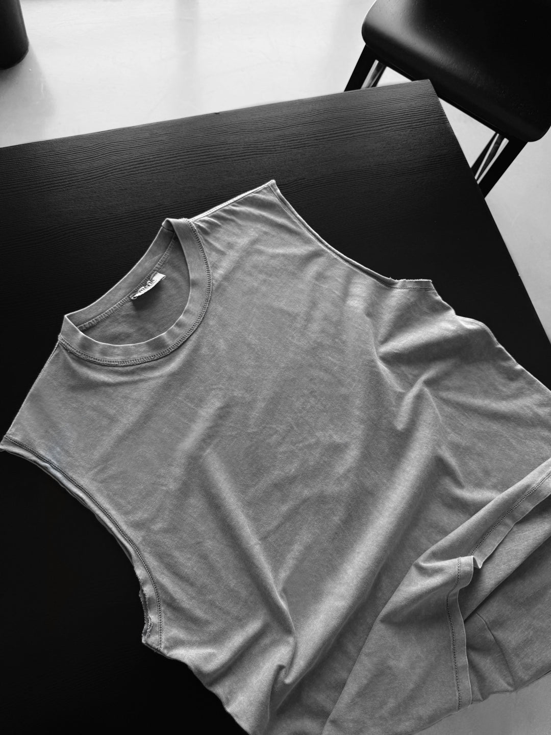 Oversize Washed TankTop - Grey