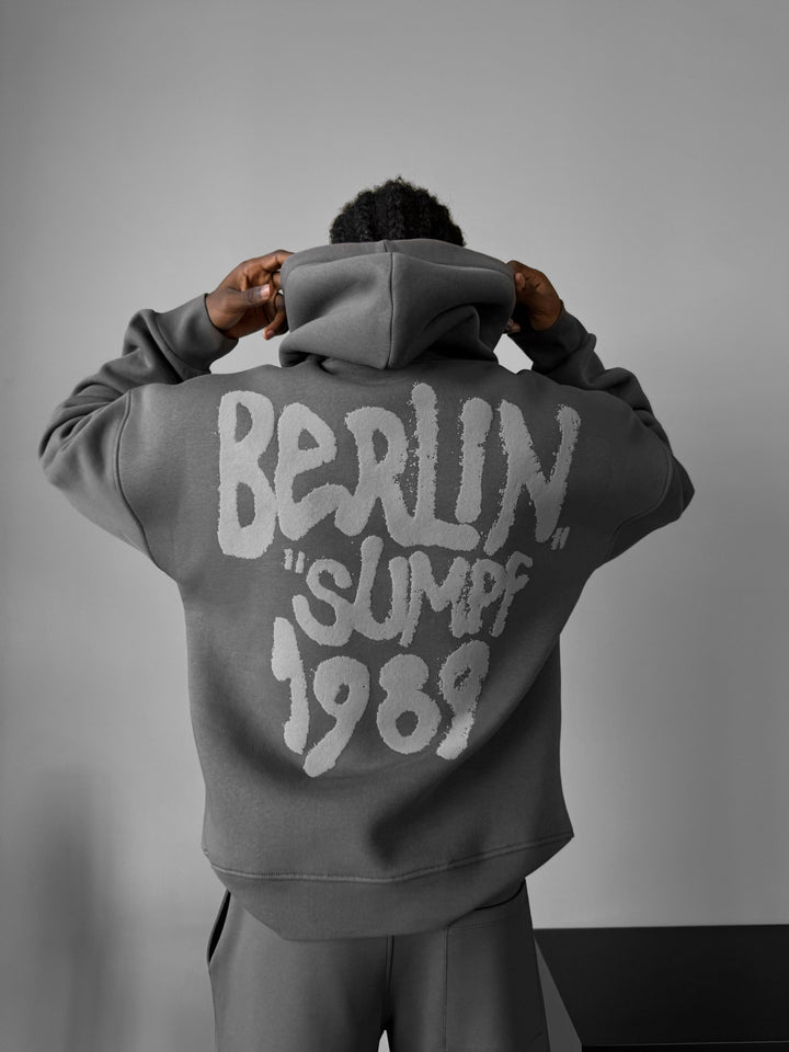 Oversize Berlin "Sumpf" Hoodie - Anthracite