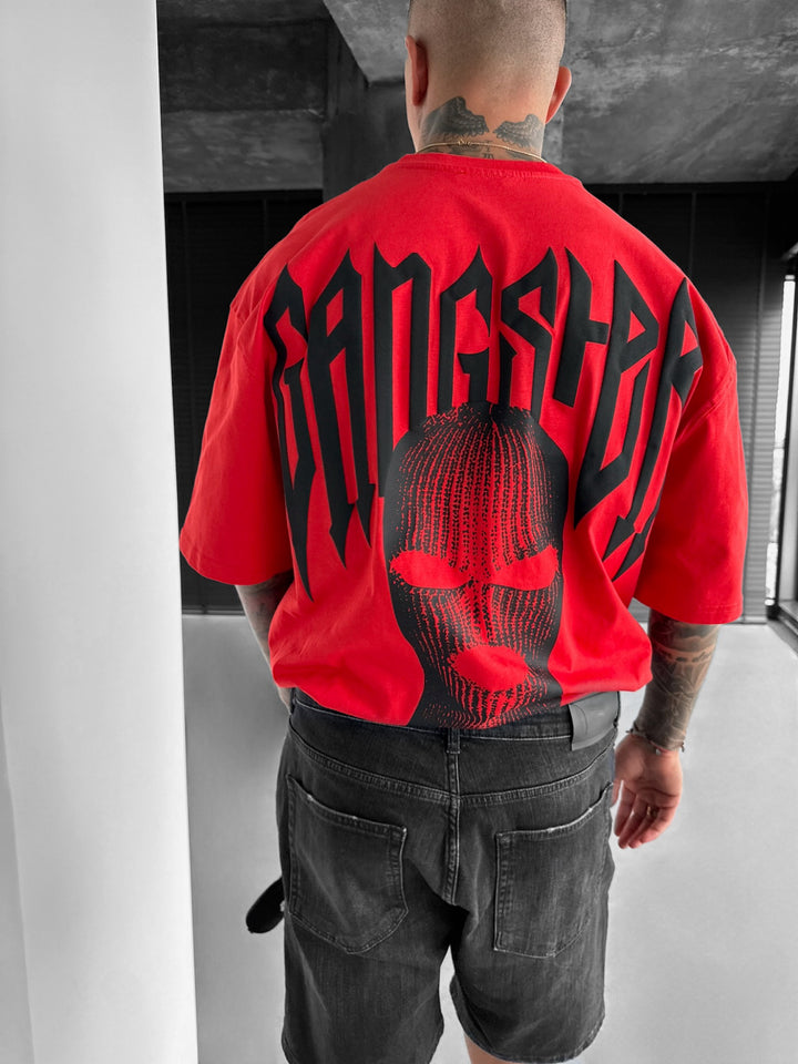 Oversize Gangster T-shirt - Red