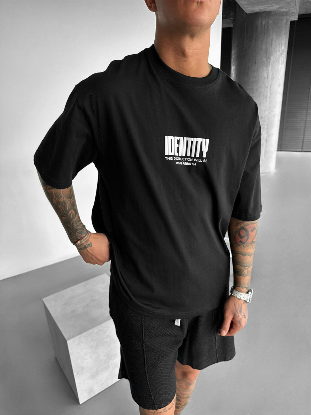 Oversize Identity T-shirt - Black