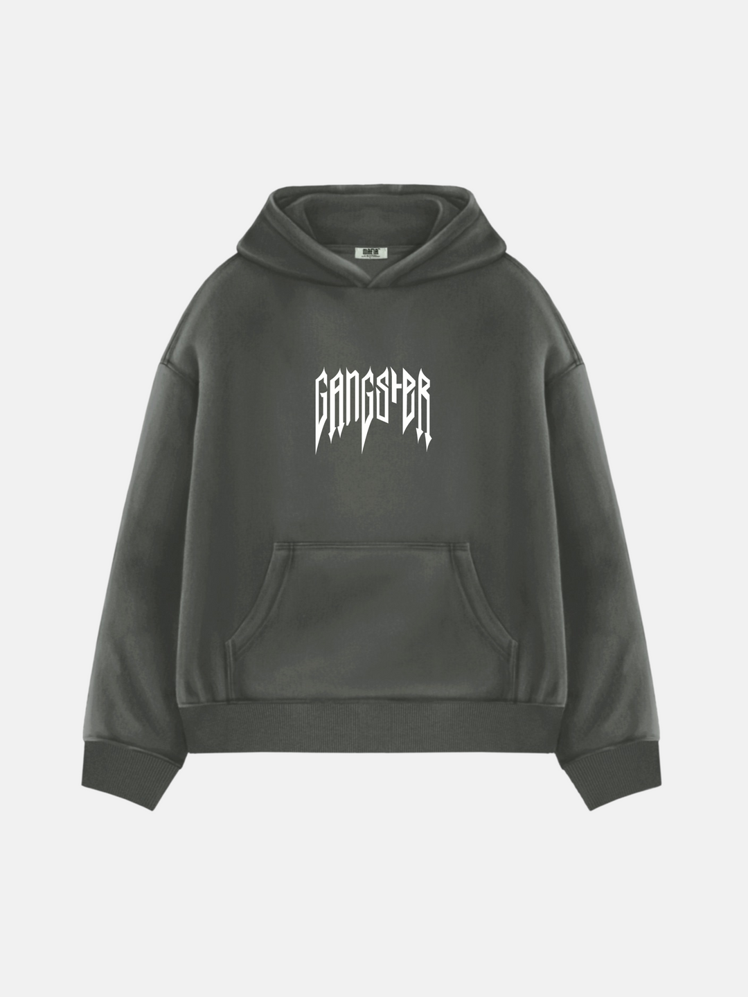 Oversize Gangster Hoodie - Anthracite